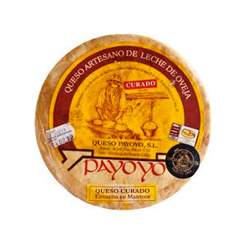 Queso Payoyo de oveja curado en manteca